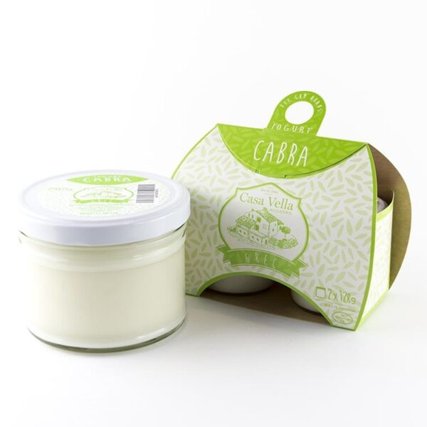 iogurt de cabra grec- LOT 2 X 128 cc